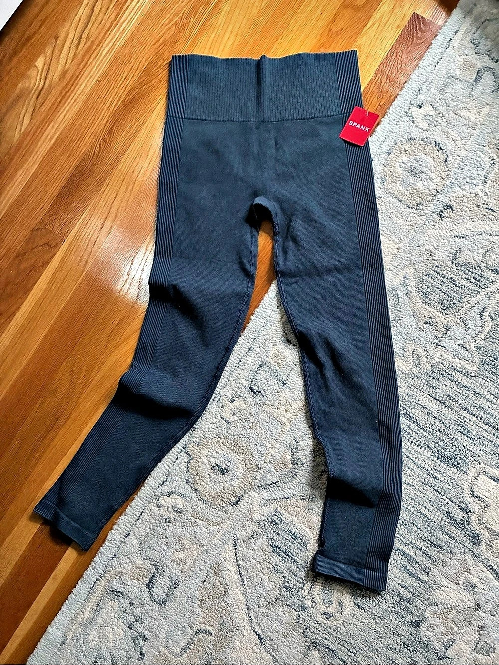 SPANX Look At Me Now Seamless Leggings Blue